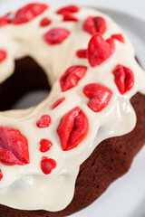 Red velvet bundt cake