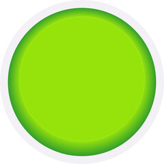 green round button
