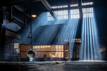 妻籠宿 脇本陣奥谷の斜光（長野県 南木曽町）