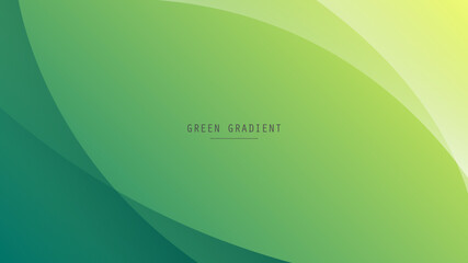Modern Abstract Background Wave Lines and Soft Green Yellow Gradient Color