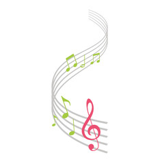 Musical Notes Illustration