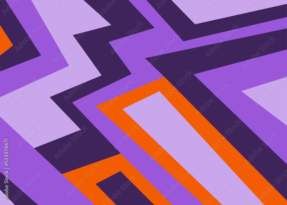 Poster minimalist background with abstract colorful square line pattern