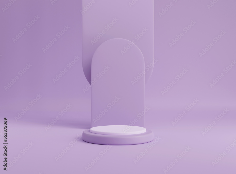 Poster 3d background scene with podium. minimal product display mockup with geometric shape object. 3d rend