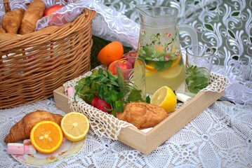 still life with fruits