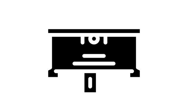 single pole single throw switch glyph icon animation