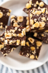 Chocolate hazelnut fudge