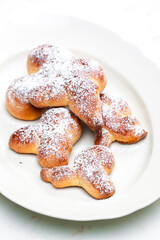 typical Easter pastry called jidasky in Czech
