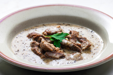 pork meat with cumin sauce