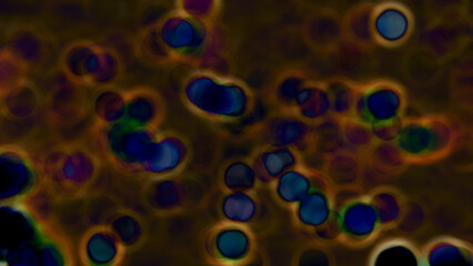 microscopic virus bacteria cell background