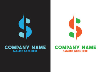 Letter S logo design vector template, S letter logo