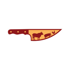 Butcher shop logo design