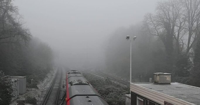South West Train To Hounslow Frrom Waterloo, London, United Kingdom