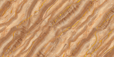Brown onyx marble stone background with golden veins.  emperador marble stone background with...