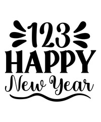 New Years SVG Bundle, New Year's Eve Quote, Cheers 2023 Saying, Nye Decor, Happy New Year Clip Art, New Year