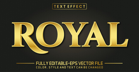 Editable Royal text effect - Romeo text style theme.