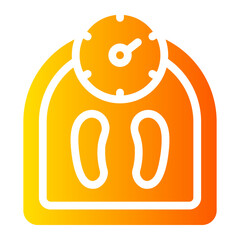 weight loss gradient icon