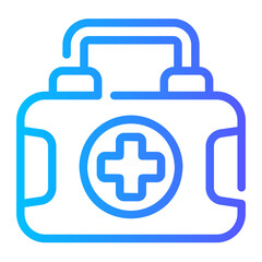 Obraz premium frist aid gradient icon