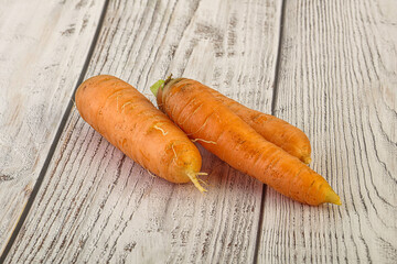 Yoiung natural organic carrot heap