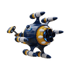 Spaceship isolated