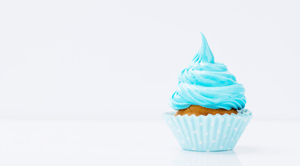 Blue cupcake
