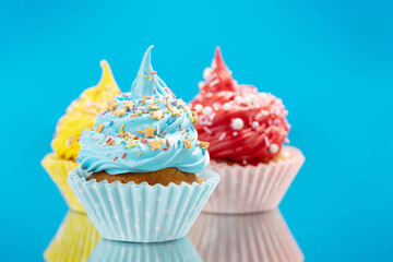 Colorful cupcakes