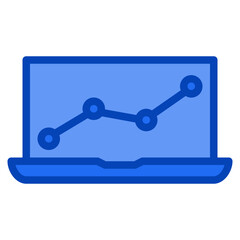 monitoring blue icon