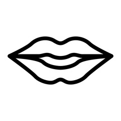 lips line icon
