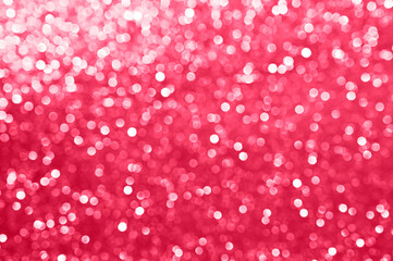 Trendy viva magenta blurred and sparkling background