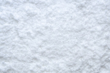 White snow texture background high angle view