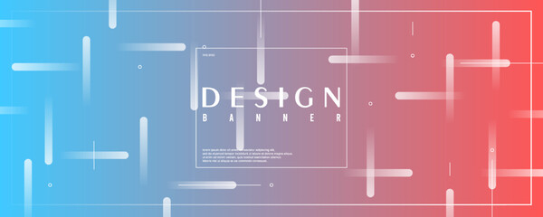 Banner background, full of colors, gradations, minimalistic color, geometric, business, etc, eps 10