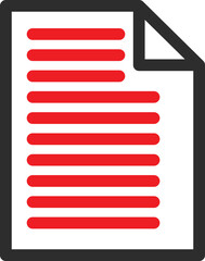 Document paper Vector Icon
