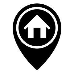 house glyph icon
