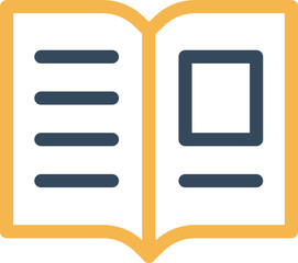 Book Reading Vector Icon
