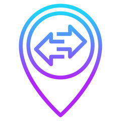 transfer gradient line icon