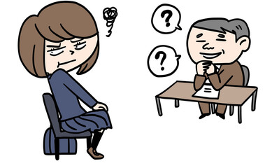 面接官と面接風景