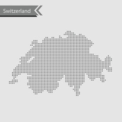 Fototapeta na wymiar map of Switzerland
