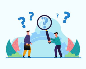 customer service illustration concept, online customer service  support and helpdesk, vector illustration