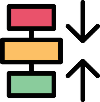 Flowchart Vector Icon
