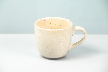 white mug mockup on a white background