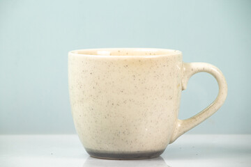 white mug mockup on a white background