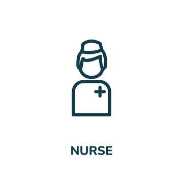 nurse icon vector. doctor icon vector symbol illustration. modern simple vector icon for your design. woman doctor icon vector