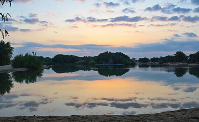 Predawn and Sunrise splash of colors