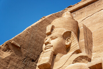 Abu Simbel Statue Closeup