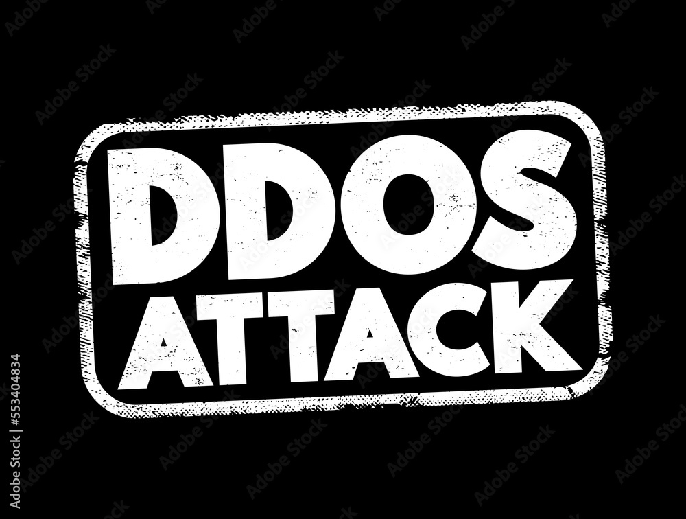 Poster ddos attack occurs when multiple machines are operating together to attack one target, internet conc