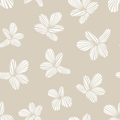 Floral Seamless Pattern Design Background