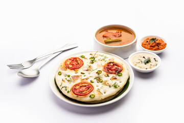 Uttapam or Uttappa or Oothapam is a healthy breakfast recipe from South Indian cuisine
