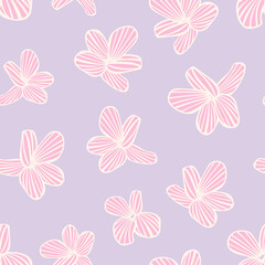 Obraz na płótnie Canvas Floral Seamless Pattern Design Background