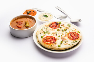 Uttapam or Uttappa or Oothapam is a healthy breakfast recipe from South Indian cuisine
