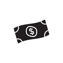 paper money icon design vector template