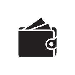 wallet icon design vector template